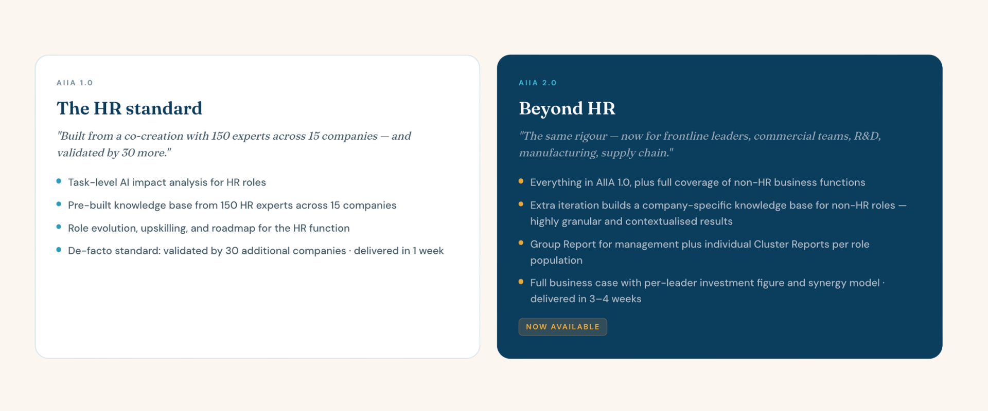 The standard for HR — now for the whole organisation
